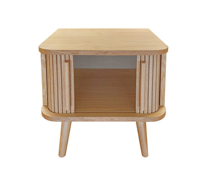 Rove Bedside Table Oak / κομοδίνο δρυς - sofa-bed-futon 