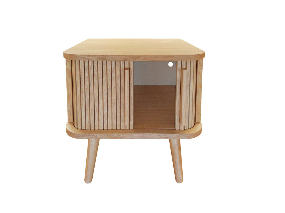 Rove Bedside Table Oak / κομοδίνο δρυς - sofa-bed-futon 