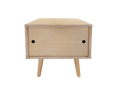 Rove Bedside Table Oak / κομοδίνο δρυς - sofa-bed-futon 