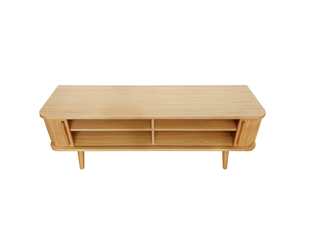 Rove Tambour TV Unit 180 Oak / Oak TV unit