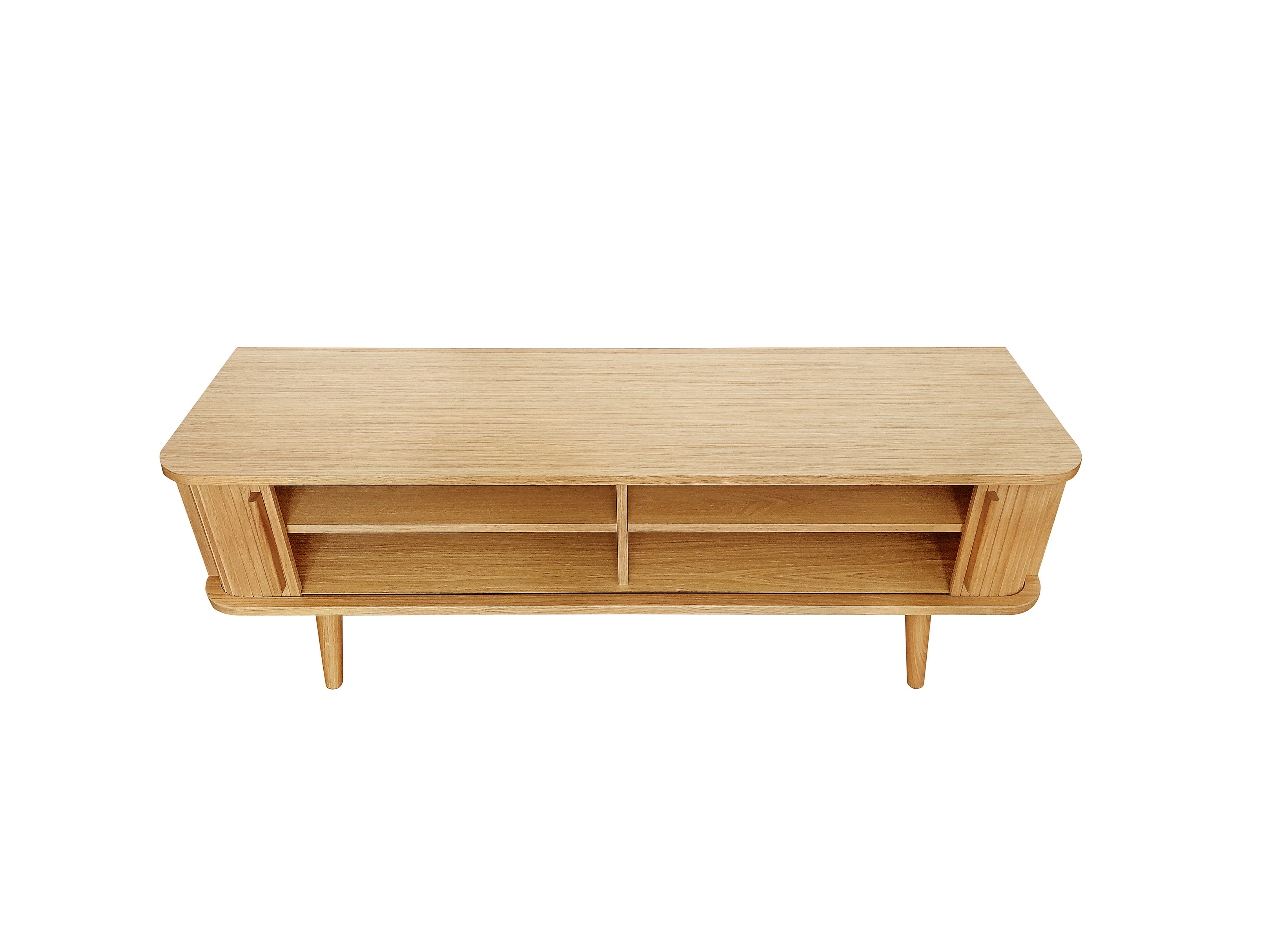 Rove Tambour TV Unit 180 Oak / Oak TV unit