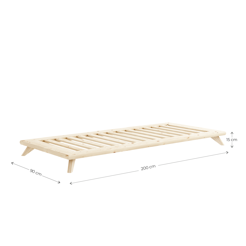 Senza Bed / Ιαπωνικό Κρεβάτι Πλατφόρμα - sofa-bed-futon 