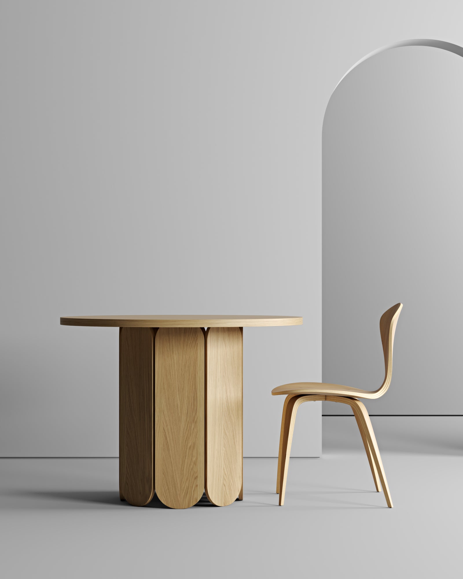 Soft Dining Table Oak / Oak Dining Table -AVAILABLE-