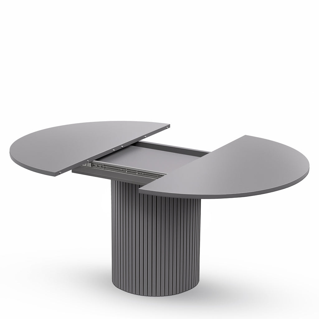 Toscana 120 Extendable Round Dining MEL Woodman / Επεκτεινόμενη τραπεζαρία ΔΙΑΘΕΣΙΜΟ