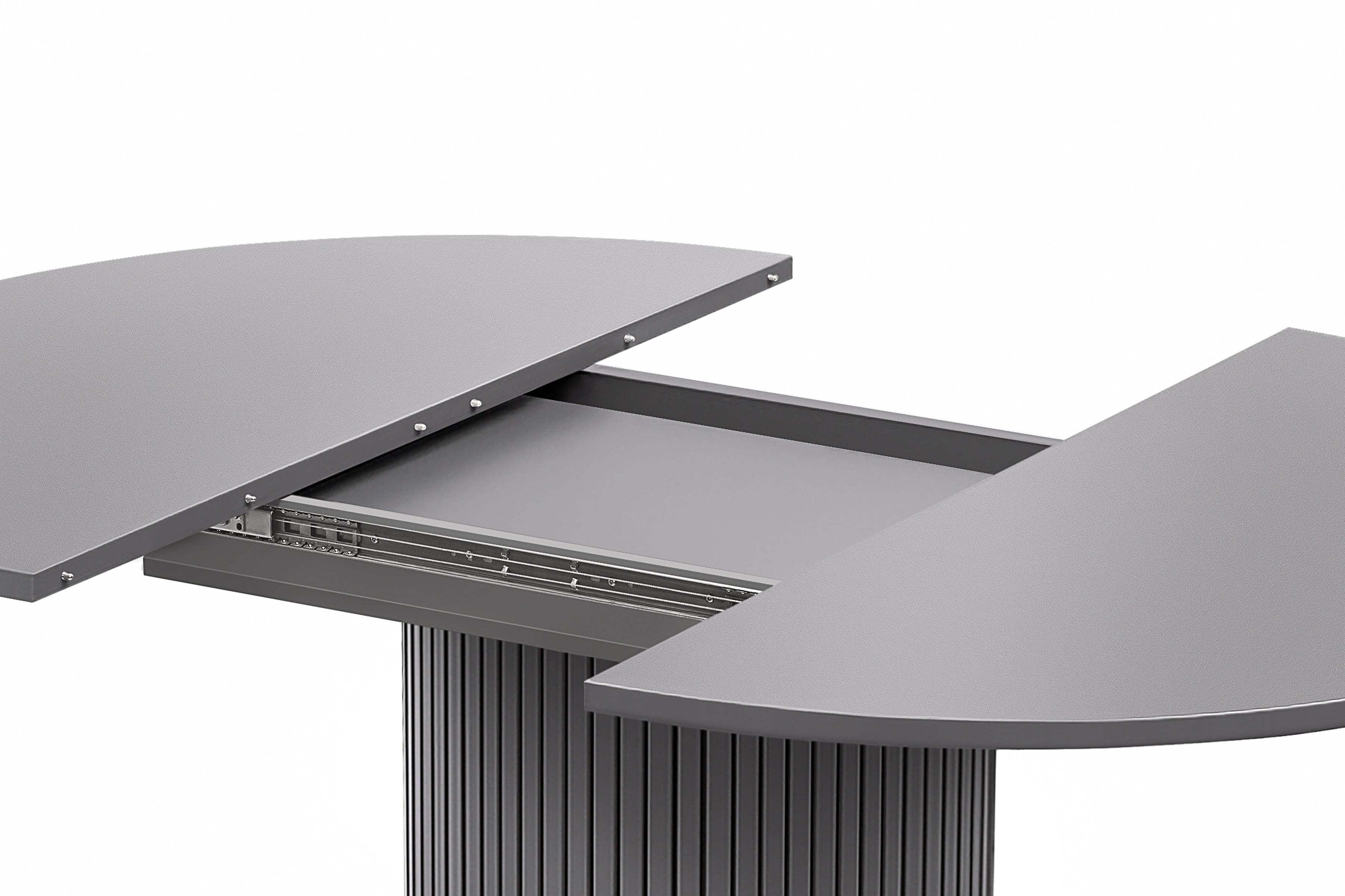 Toscana 120 Extendable Round Dining MEL Woodman / Επεκτεινόμενη τραπεζαρία ΔΙΑΘΕΣΙΜΟ