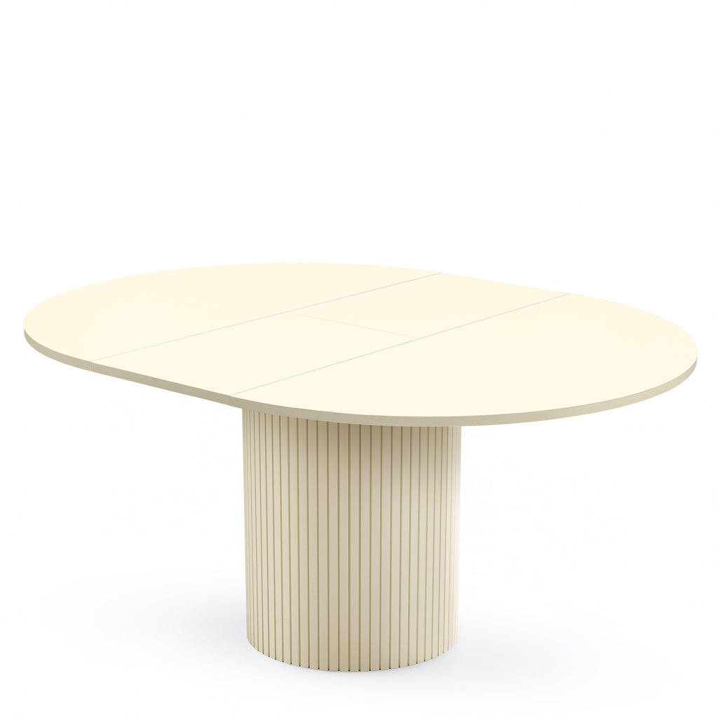 Toscana 120 Extendable Round Dining MEL Woodman / Επεκτεινόμενη τραπεζαρία ΔΙΑΘΕΣΙΜΟ