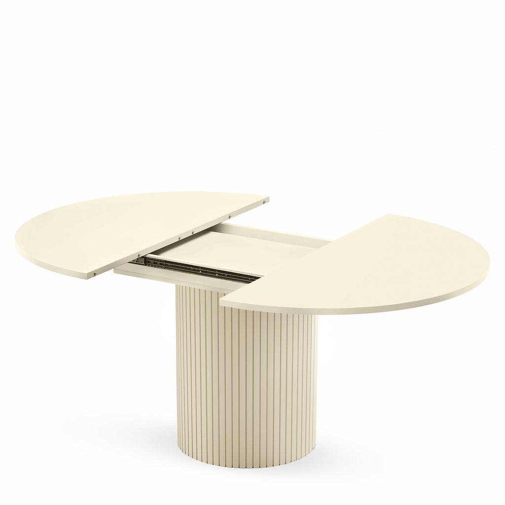 Toscana 120 Extendable Round Dining MEL Woodman / Επεκτεινόμενη τραπεζαρία ΔΙΑΘΕΣΙΜΟ