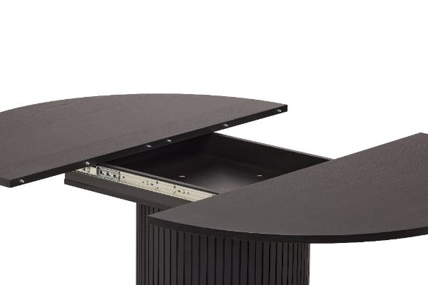 Toscana 120 Extendable Round Dining Table Oak / Επεκτεινόμενο τραπέζι - sofa-bed-futon 