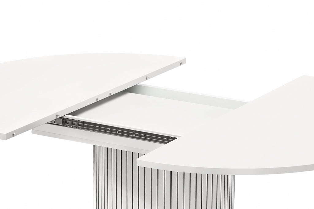 Toscana 120 Extendable Round Dining MEL Woodman / Επεκτεινόμενη τραπεζαρία ΔΙΑΘΕΣΙΜΟ