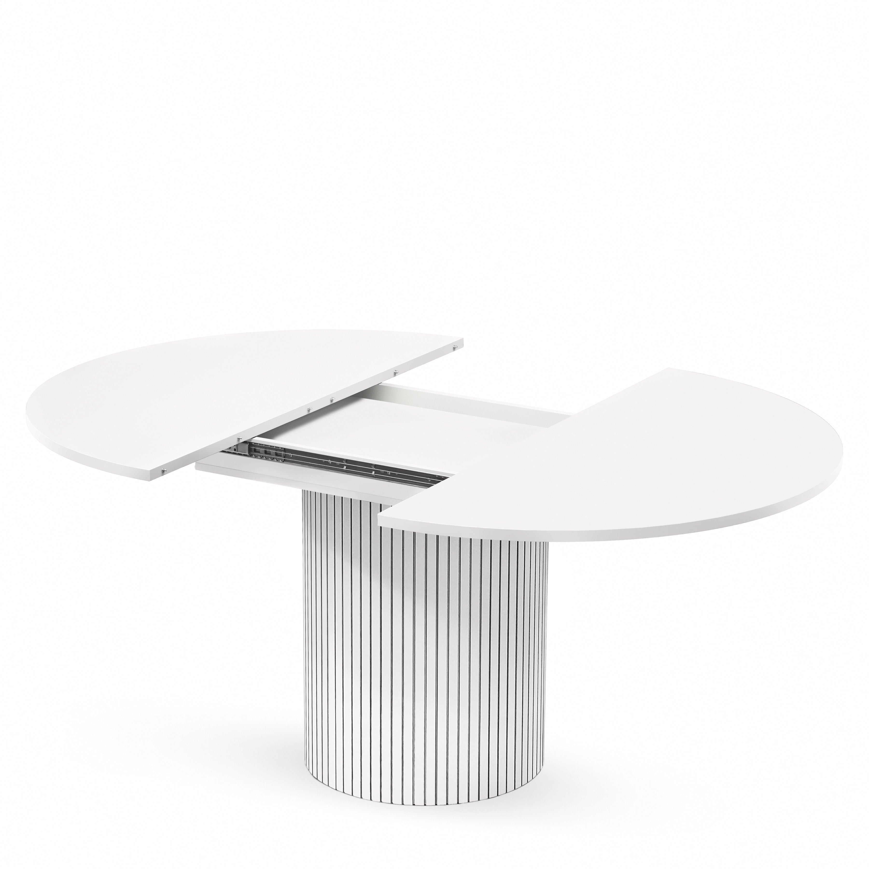 Toscana 120 Extendable Round Dining MEL Woodman / Επεκτεινόμενη τραπεζαρία ΔΙΑΘΕΣΙΜΟ