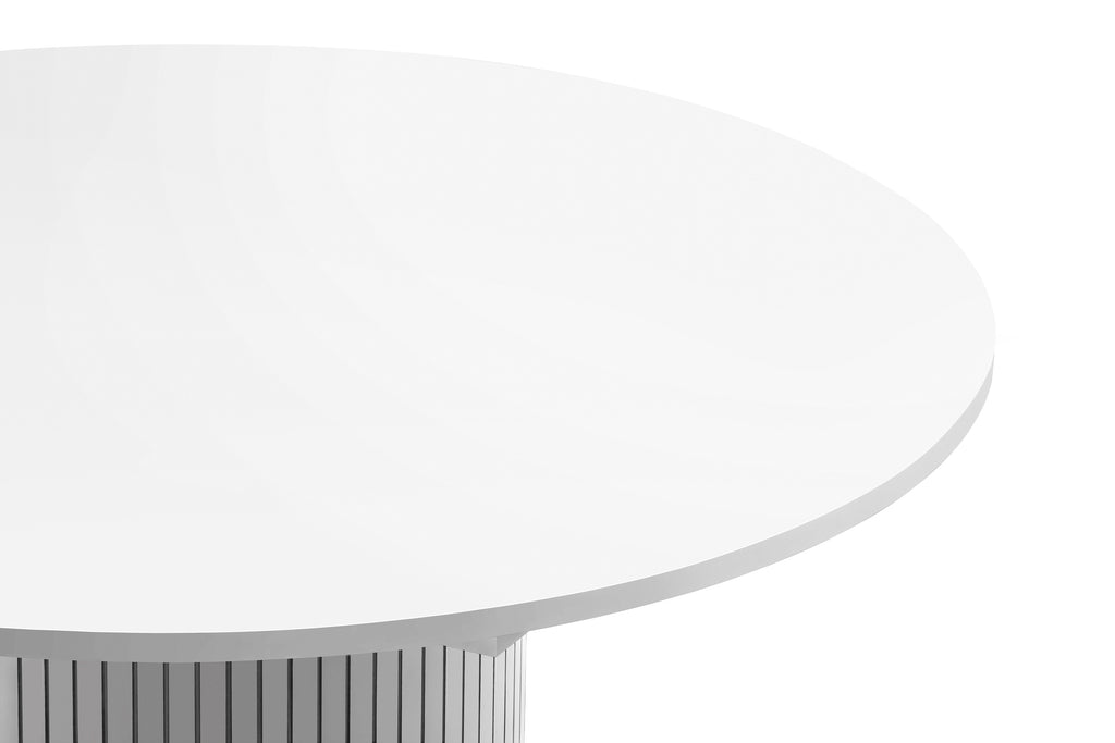 Toscana 120 Extendable Round Dining MEL Woodman / Επεκτεινόμενη τραπεζαρία ΔΙΑΘΕΣΙΜΟ
