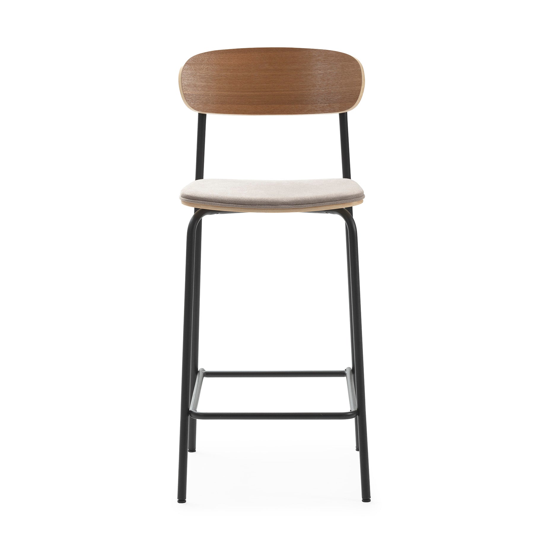 Adriana Stool Taupe-Black legs / Σκαμπώ κουζίνας-μπαρ