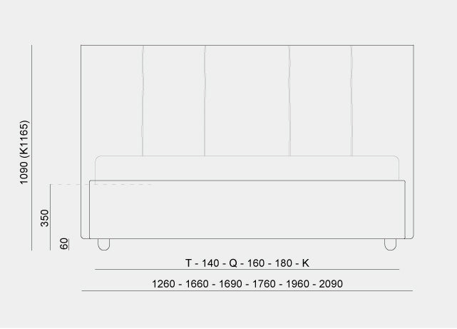 Capri / Ντυμένο Κρεβάτι Noctis - sofa-bed-futon 