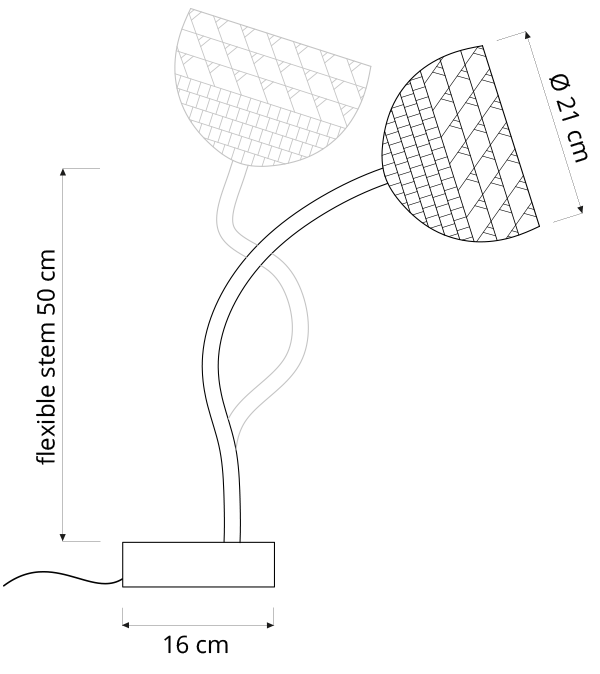 Trama T2 / Επιτραπέζιο Φωτιστικό