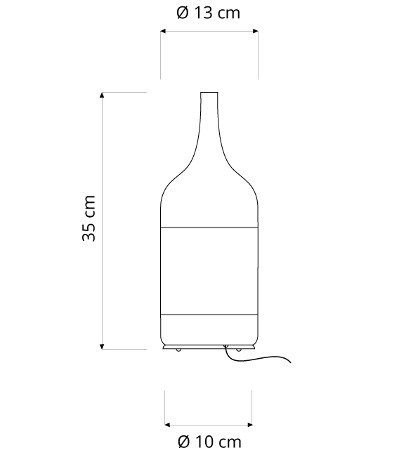 Luce Liquida Battery / Επιτραπέζιο Φωτιστικό