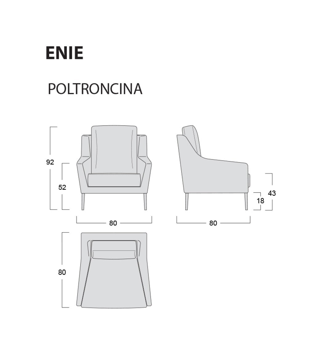 Enie / Πολυθρόνα - sofa-bed-futon 