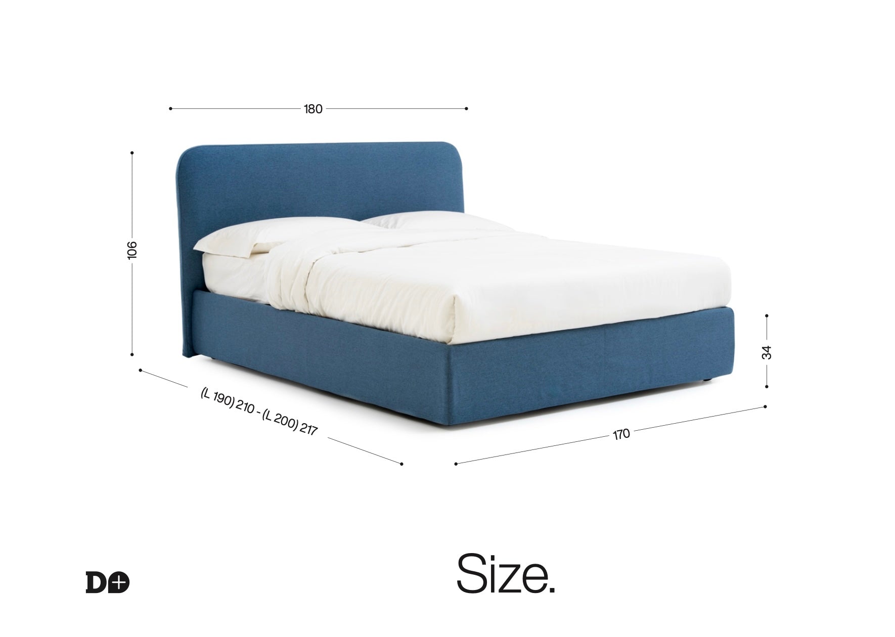 Eris Bed / Ντυμένο κρεβάτι με αποθηκευτικό χώρο