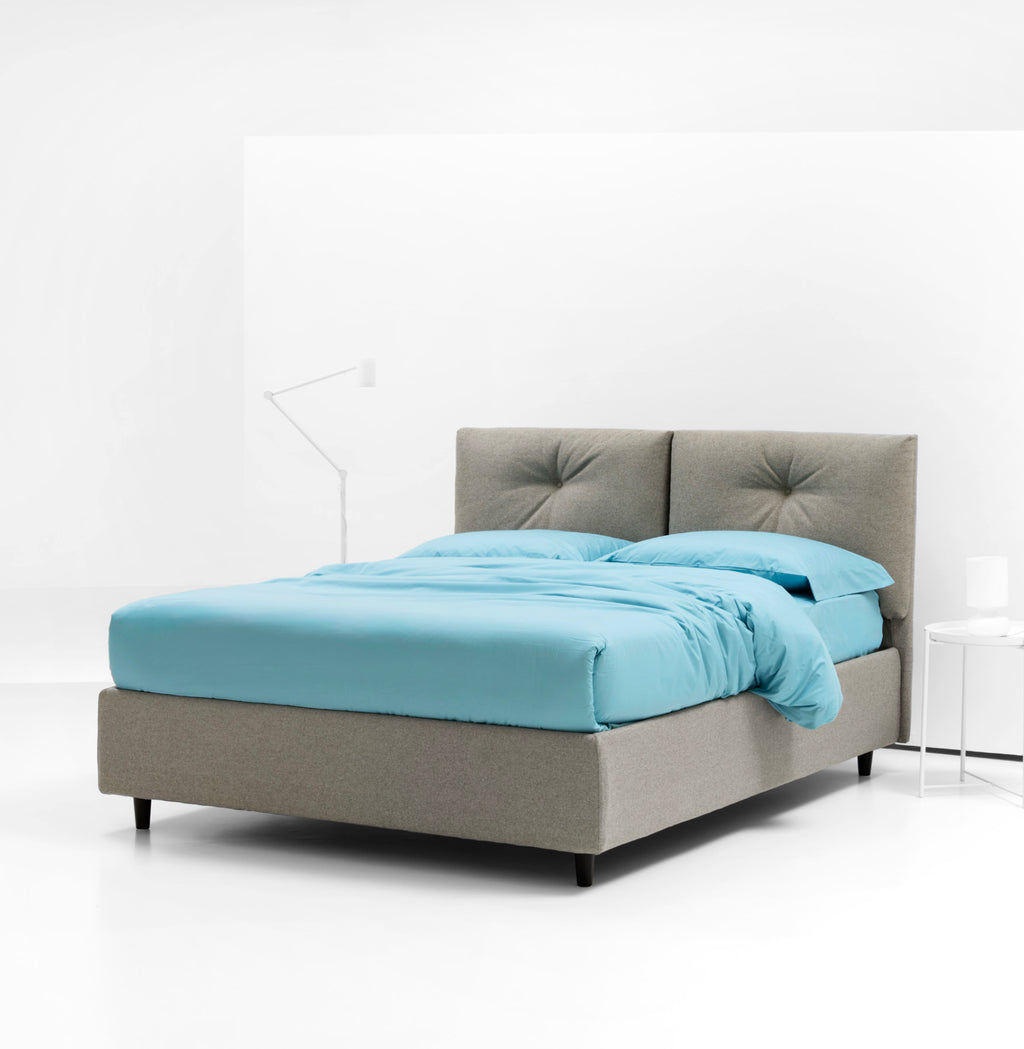 Haumea Bed / Ντυμένο κρεβάτι με αποθηκευτικό χώρο