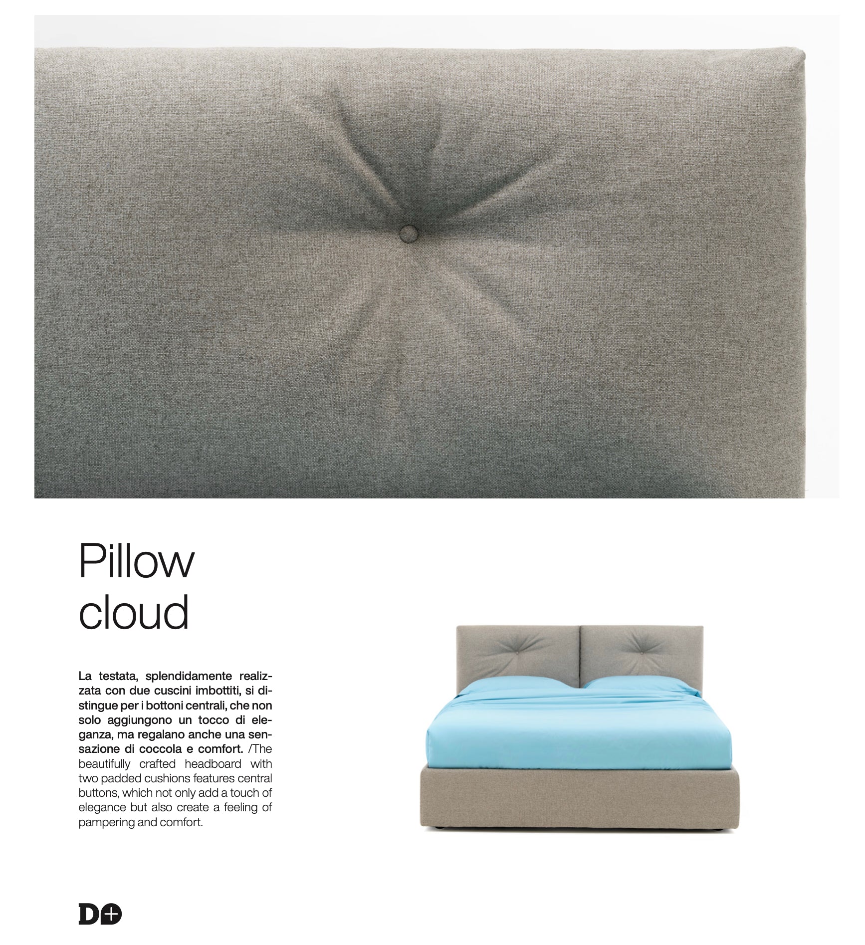 Haumea Bed / Ντυμένο κρεβάτι με αποθηκευτικό χώρο