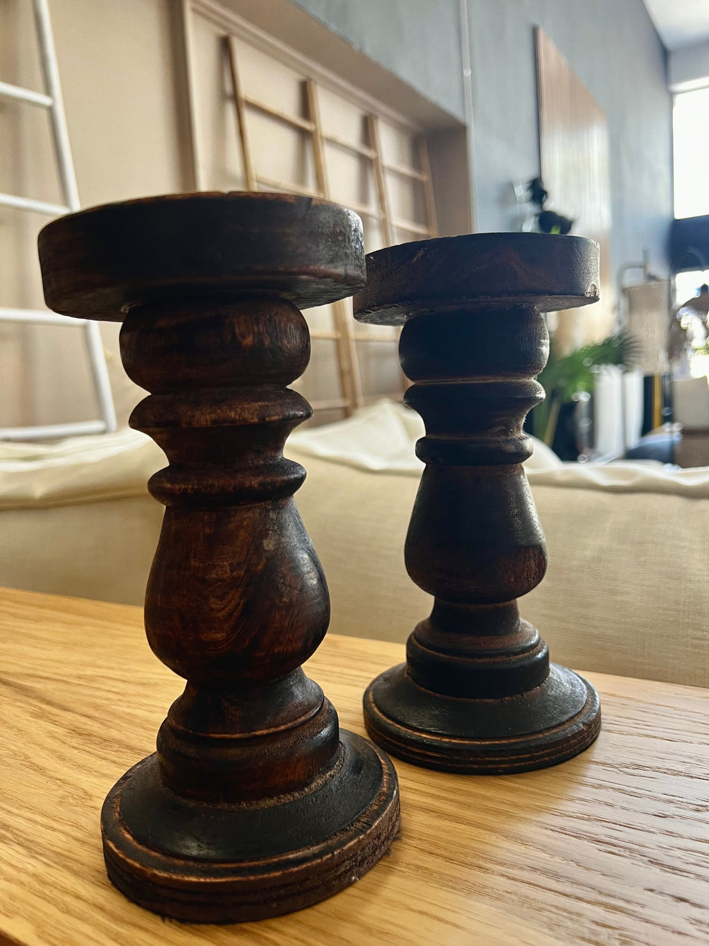 Bianca / Ξύλινο Κηροπήγιο - sofa-bed-futon 