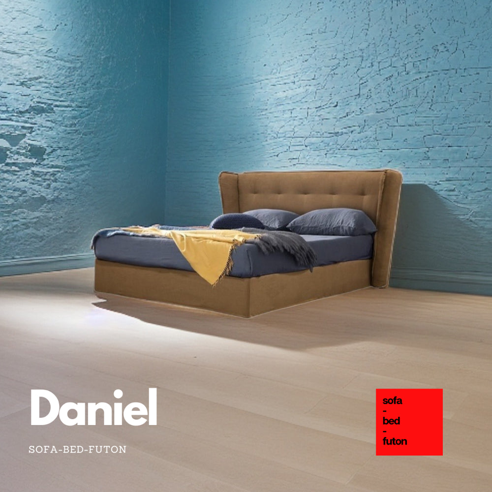 Daniel / Ντυμένο Κρεβάτι - sofa-bed-futon 