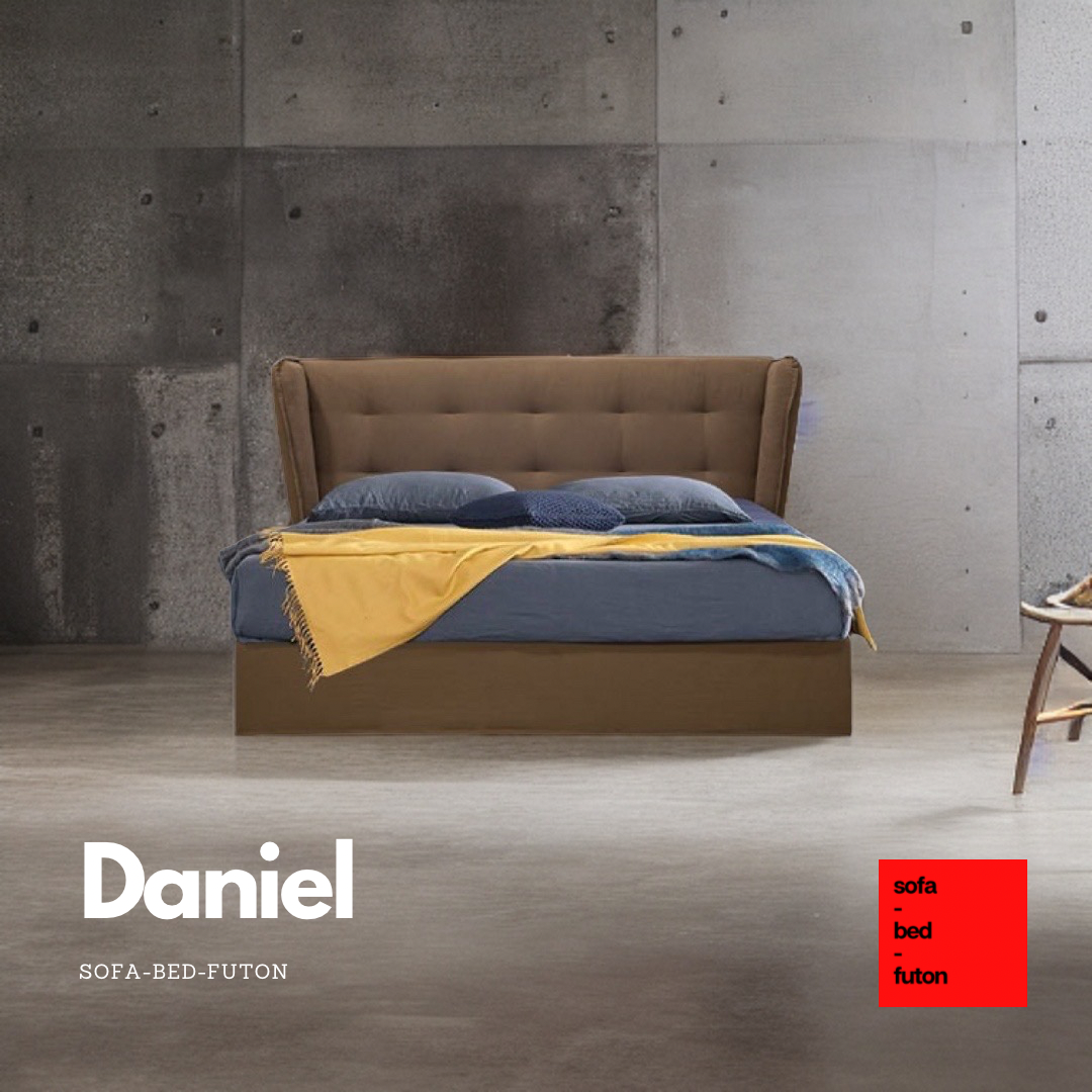 Daniel / Ντυμένο Κρεβάτι - sofa-bed-futon 