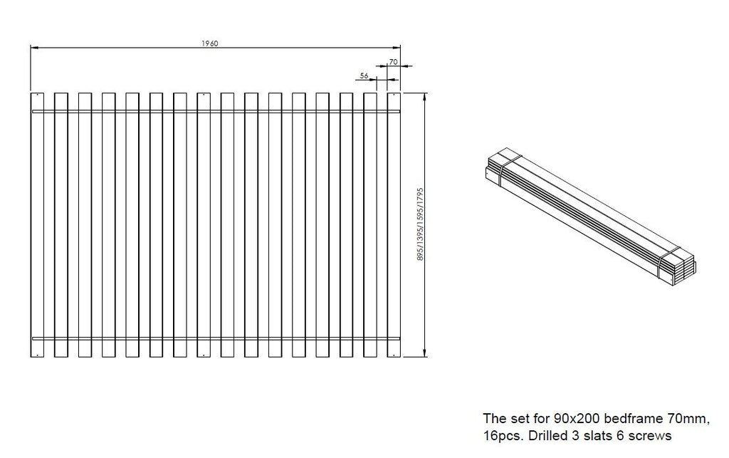 Bali 33 / Μονό κρεβάτι μασίφ