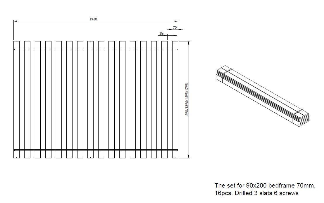 Bali 33 / Μονό κρεβάτι μασίφ