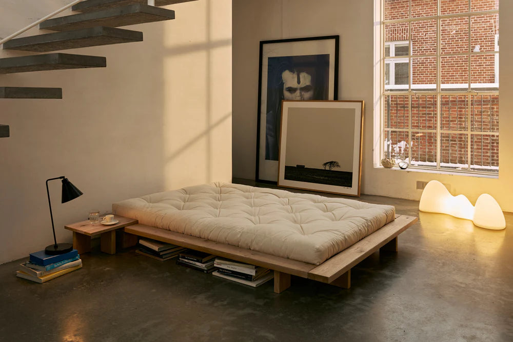 Japan Bed Oak Karup / Ιαπωνικό Κρεβάτι Δρυς