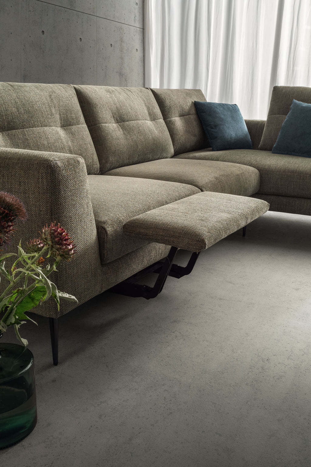 Dafne Καναπές Γωνία Samoa Divani