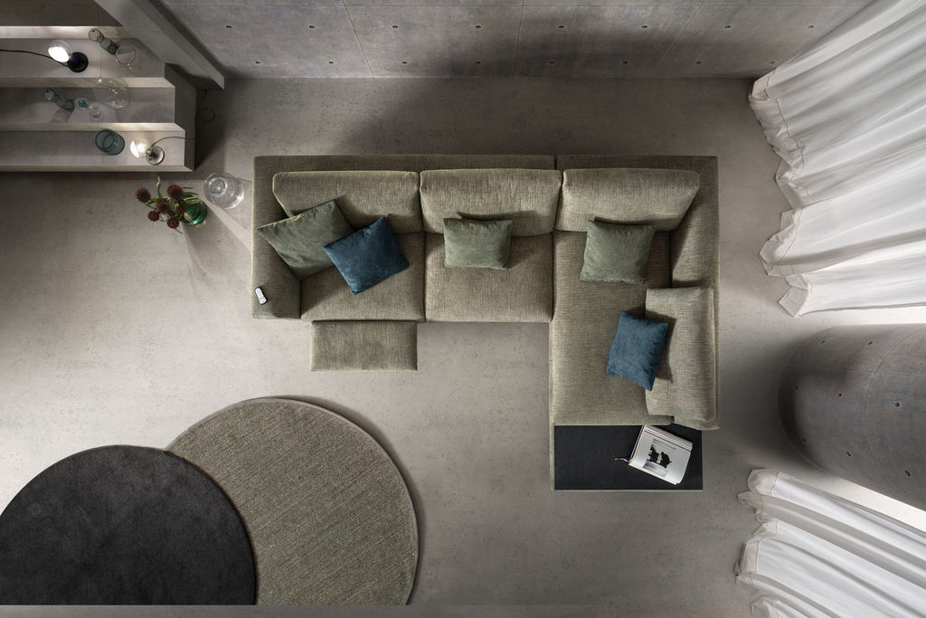 Dafne Καναπές Γωνία Samoa Divani