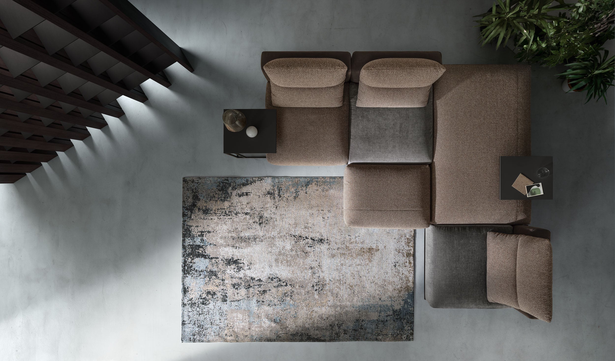 Ginny Καναπές Γωνία Samoa Divani