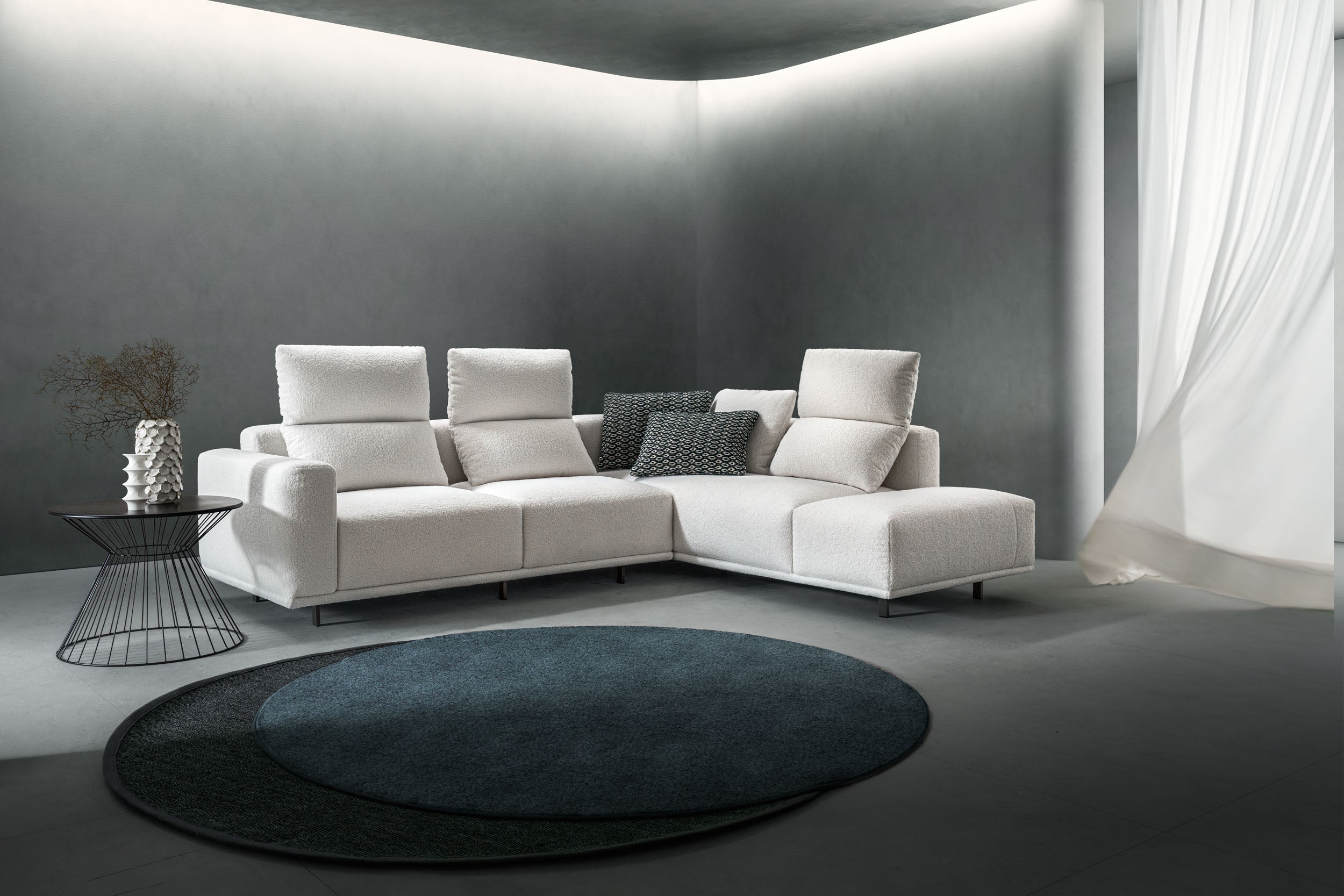 Ginny Καναπές Γωνία Samoa Divani