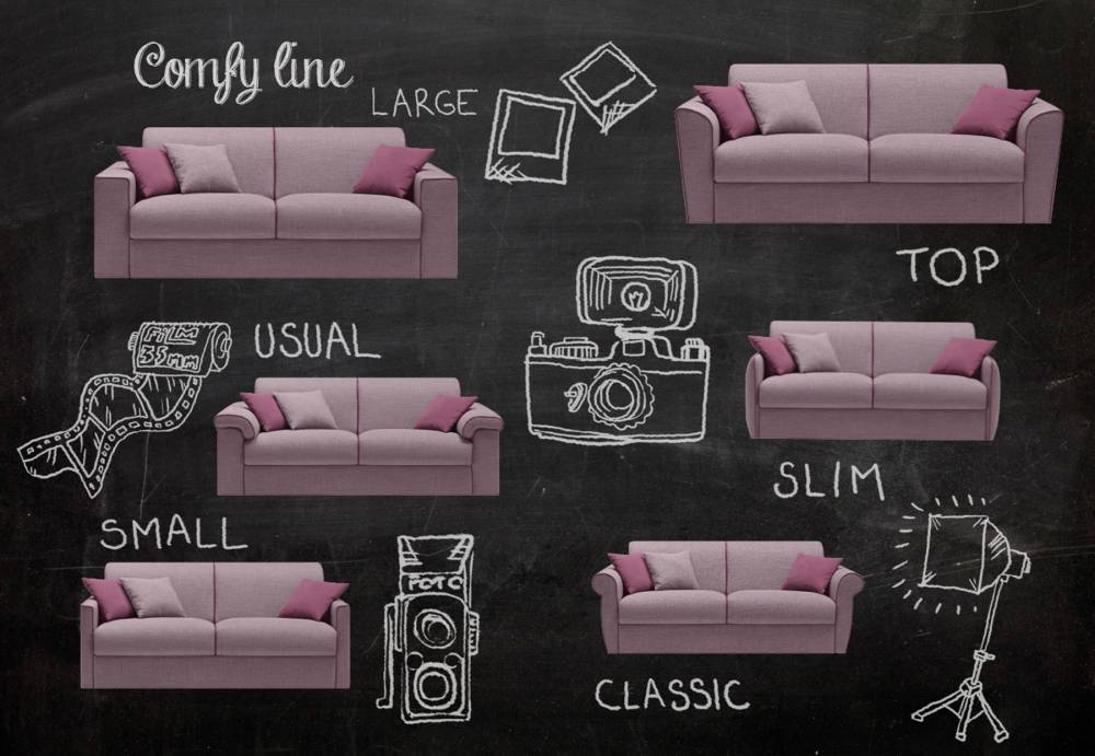 Καναπές Κρεβάτι με στρώμα Ιταλίας