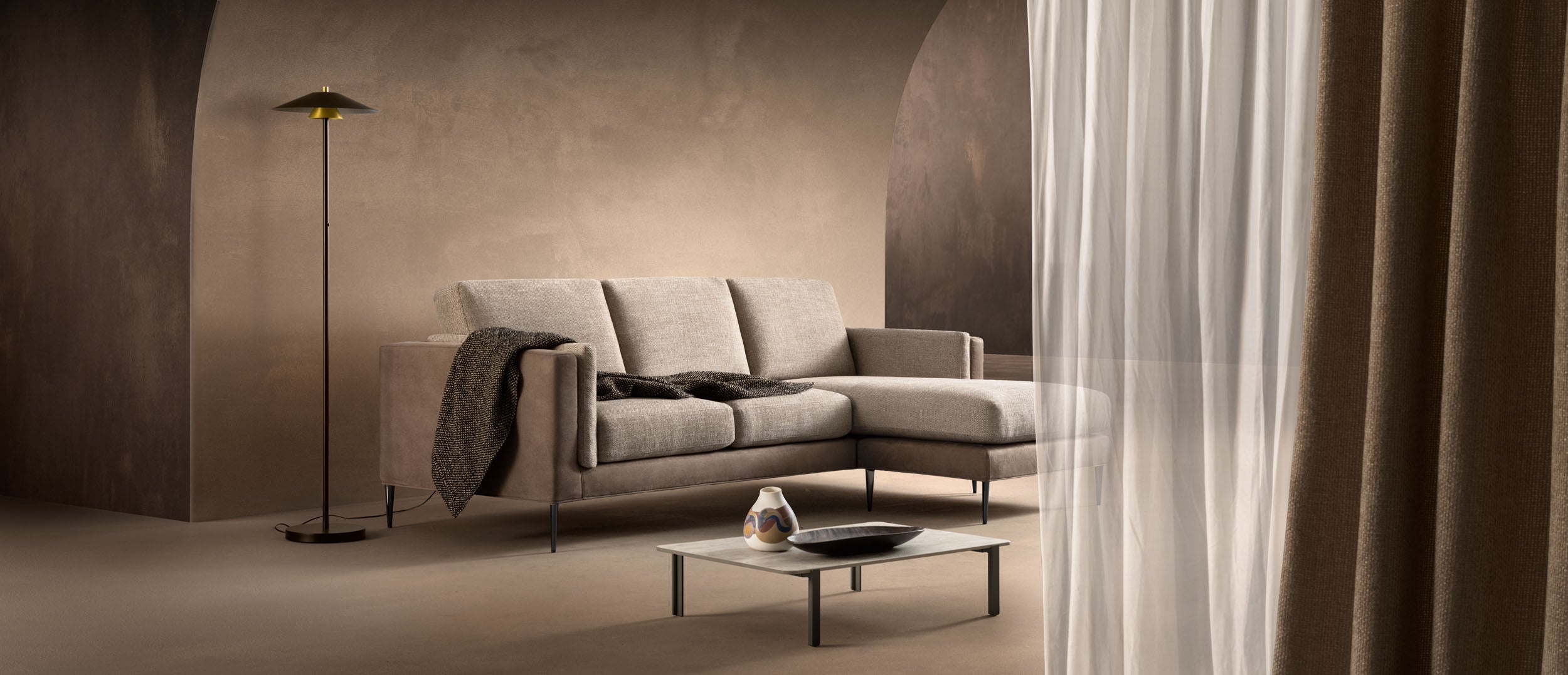 Sheer Καναπές Γωνία Samoa Divani