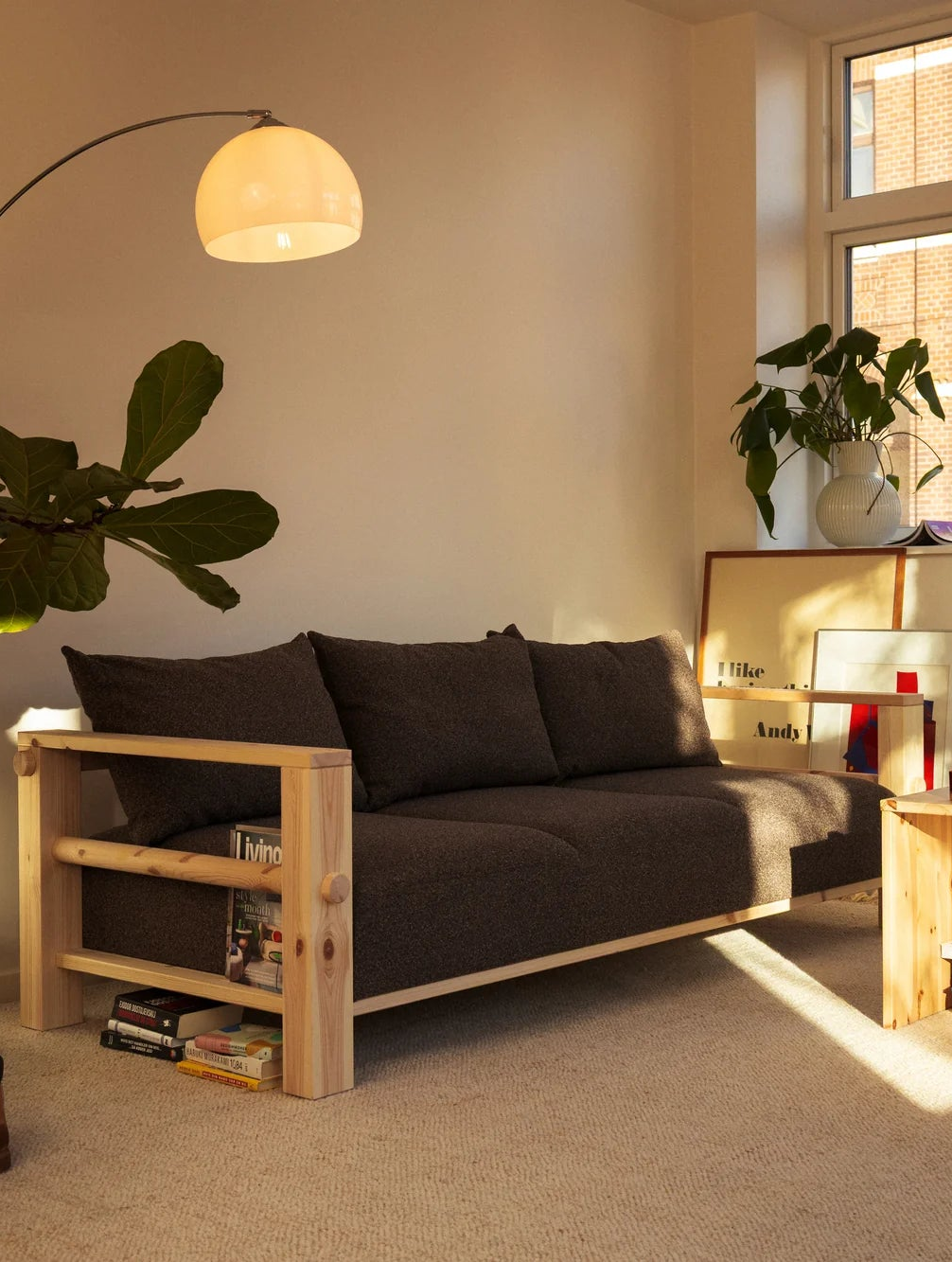 Bare Sofa / Τριθέσιος Καναπές-Κρεβάτι Karup