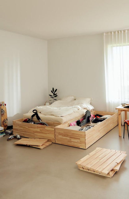 Basement Bed / Διπλό Κρεβάτι - sofa-bed-futon 