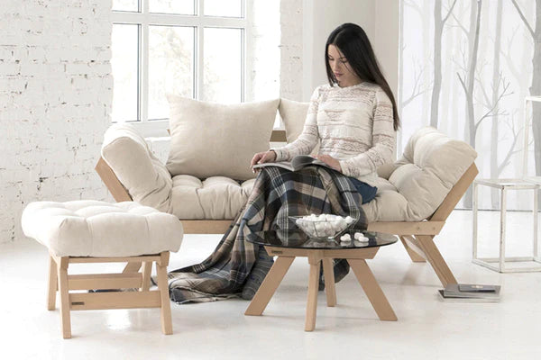 Hana pouf futon / σκαμπώ futon - sofa-bed-futon 