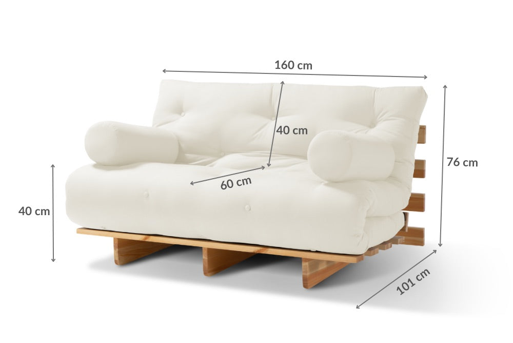Kobe 160 / Armchair-Futon Bed