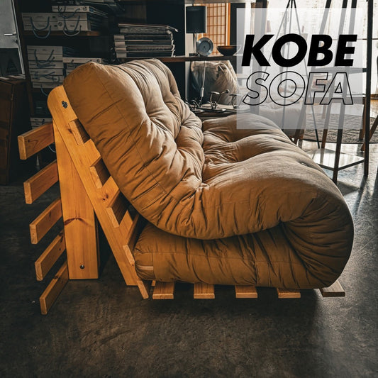 Kobe / Καναπές-Κρεβάτι με στρώμα φουτόν - sofa-bed-futon 