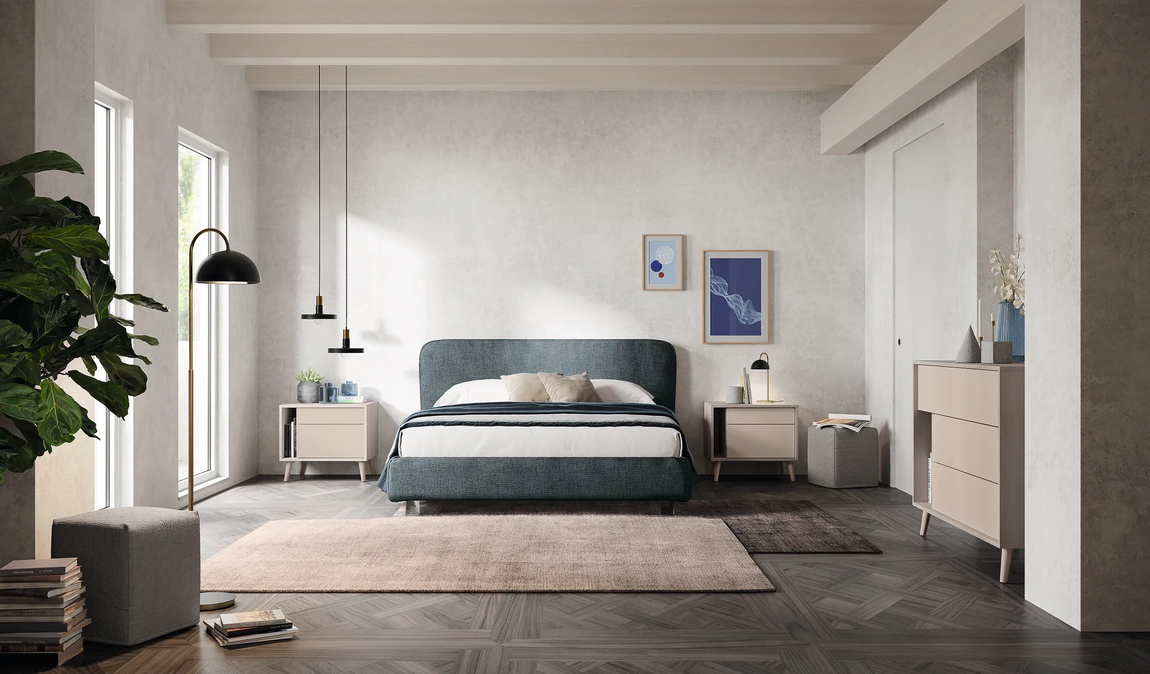 Ξύλινο κομοδίνο