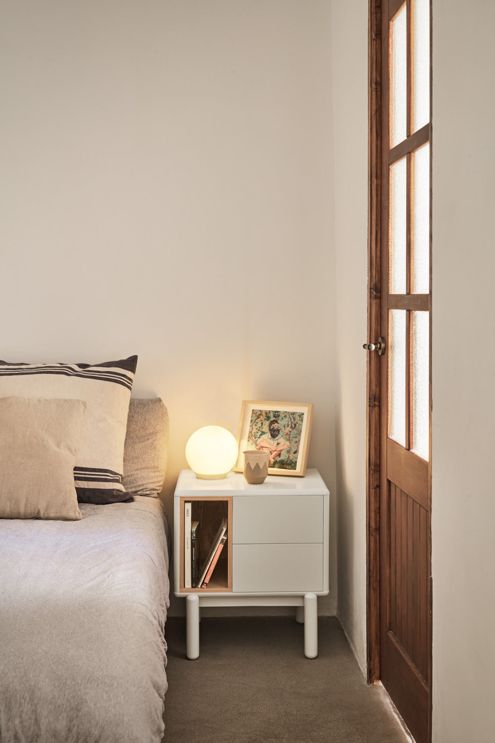 Corvo Bedside Table / Κομοδίνο - sofa-bed-futon 