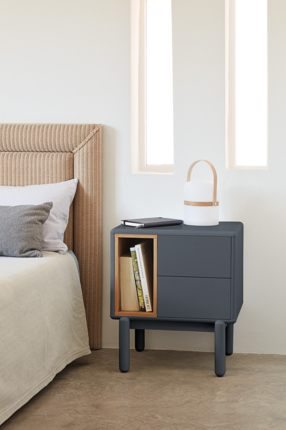 Corvo Bedside Table / Κομοδίνο - sofa-bed-futon 