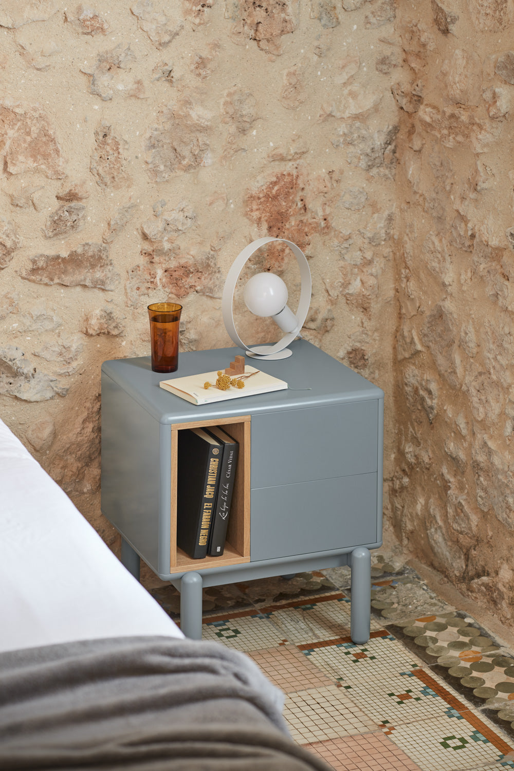 Corvo Bedside Table / Κομοδίνο - sofa-bed-futon