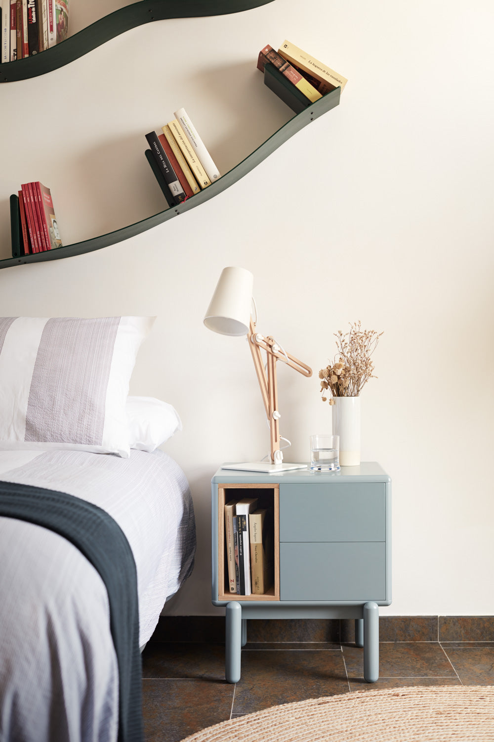 Corvo Bedside Table / Κομοδίνο - sofa-bed-futon