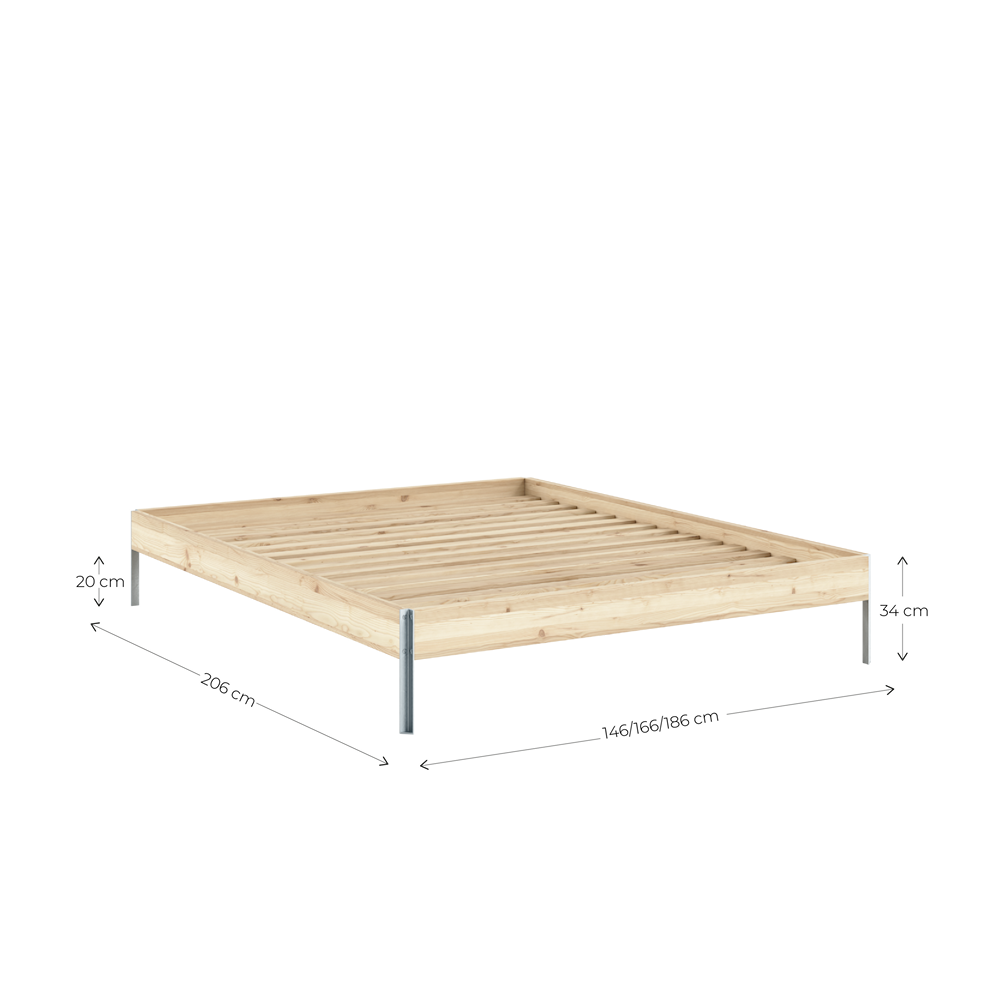 Core Bed / Διπλό κρεβάτι - sofa-bed-futon 