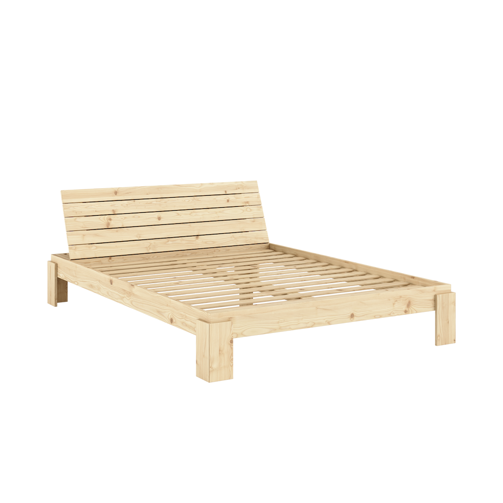 Layers Bed Headboard / Διπλό κρεβάτι - sofa-bed-futon 