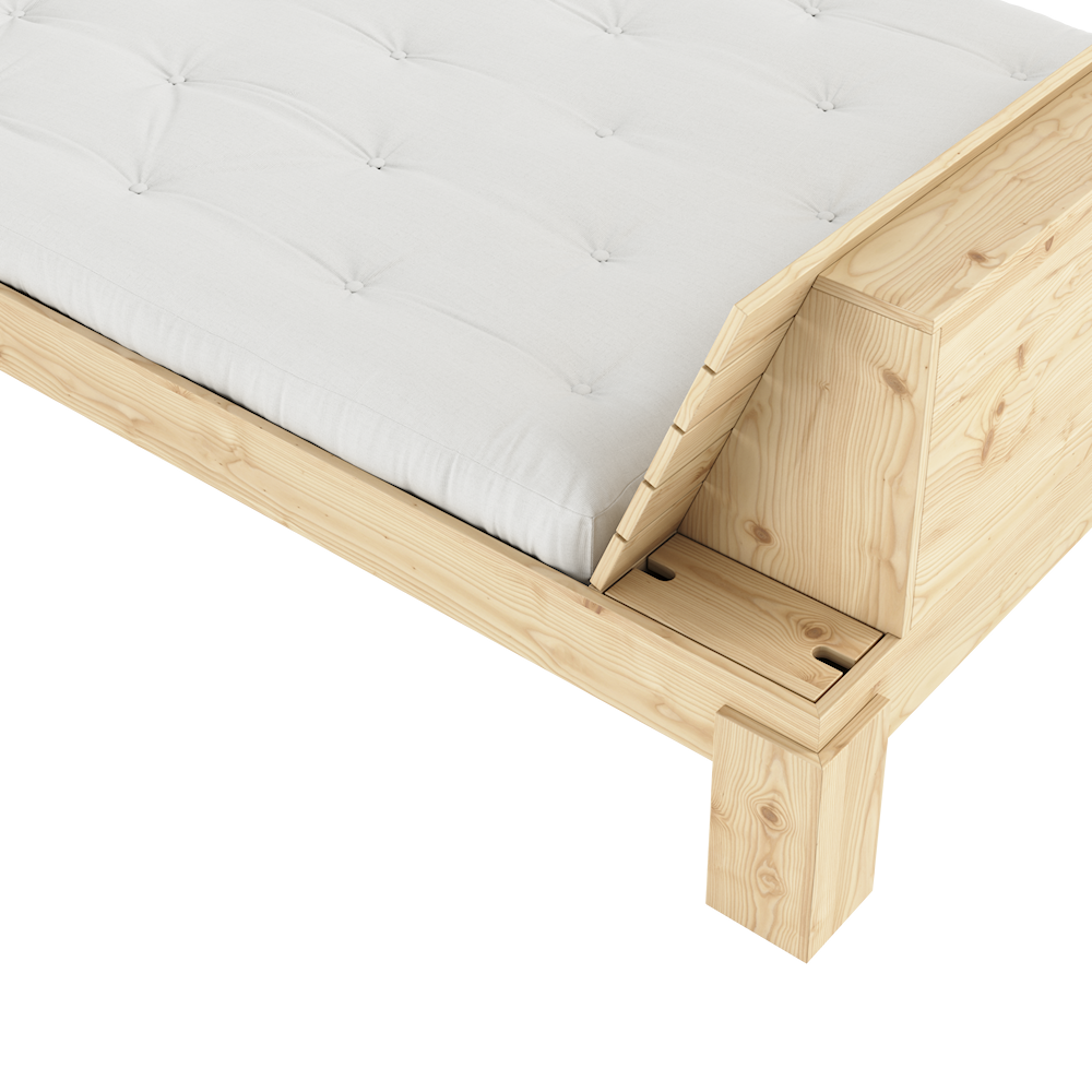 Layers Bed Headboard / Διπλό κρεβάτι - sofa-bed-futon 