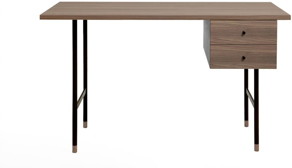 Μασίφ ξύλινο γραφείο με 2 συρτάρια