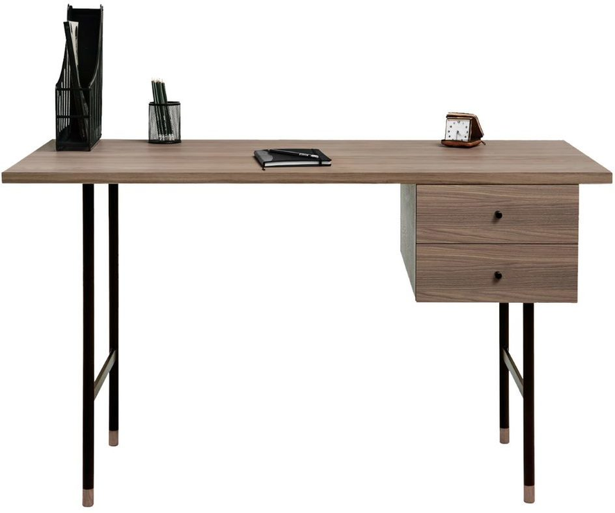 Μασίφ ξύλινο γραφείο με 2 συρτάρια